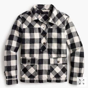 Tall Shirt-Jacket in Buffalo Check